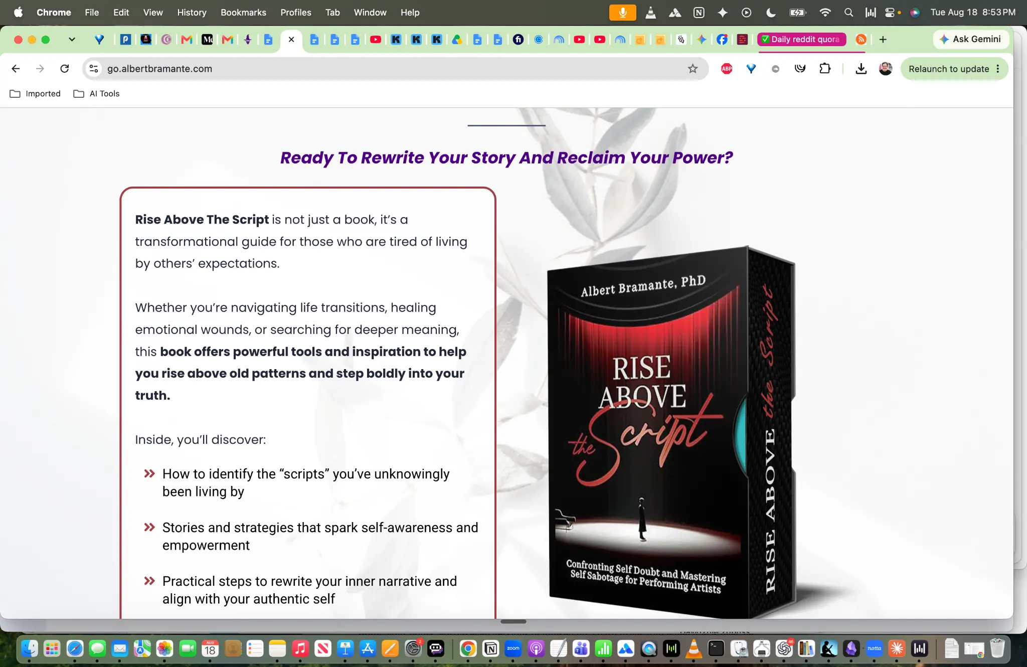 Rise Above The Script by Albert Bramante